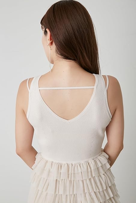 Amazon.co.jp: [スナイデル] ボリュームフリルニットワンピ